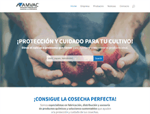 Tablet Screenshot of amvac.com.mx